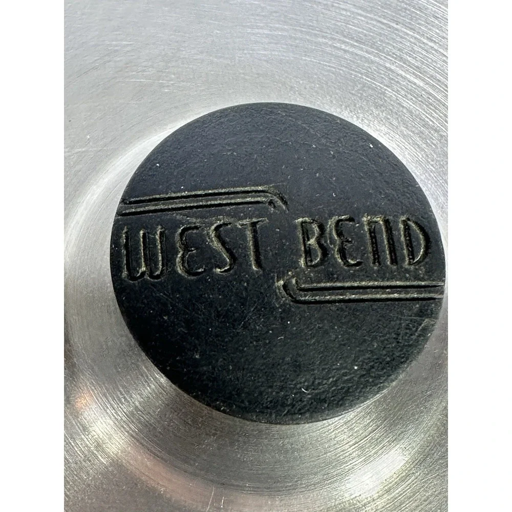 Vintage Lewis 1927 Stainless Ware‎ Double Boiler West Bend Lid